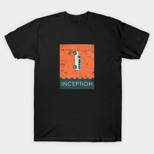 Inception (orange textured) T-Shirt by Glap